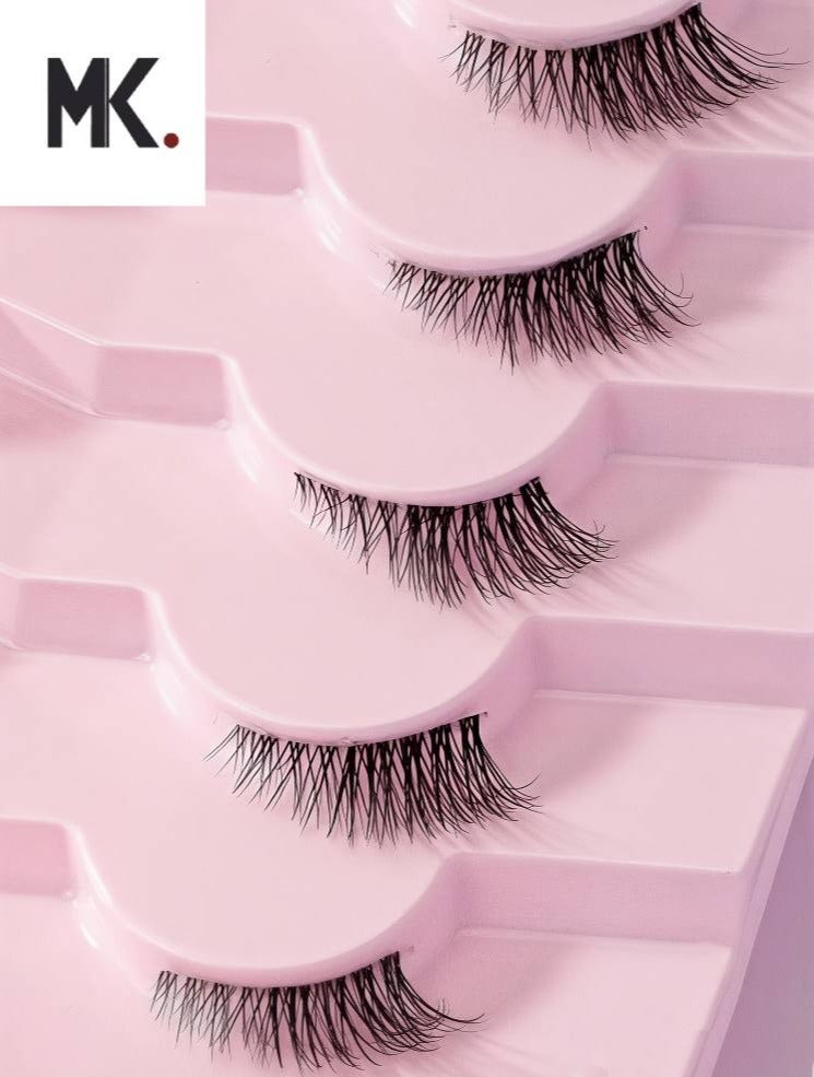 ام كي 7 أزواج من الرموش الصناعية بنصف العين - Image 2